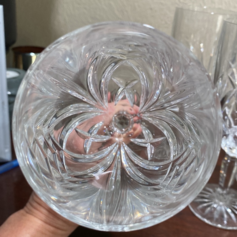 Vintage, Set of 4, Marquis Waterford Brookside Beverage Glasses. 12 OZ - Picture 5 of 9